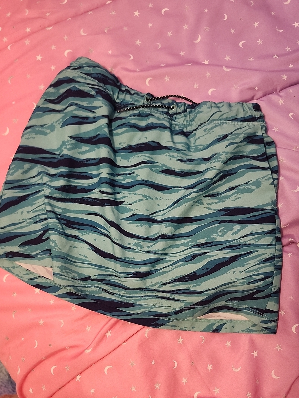 Blue Striped Women's Skirt